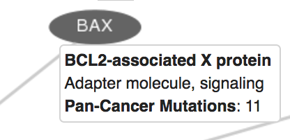 Gene Interaction Graph Item Hover Example